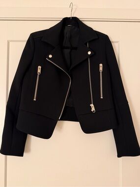 Balenciaga structured biker jacket